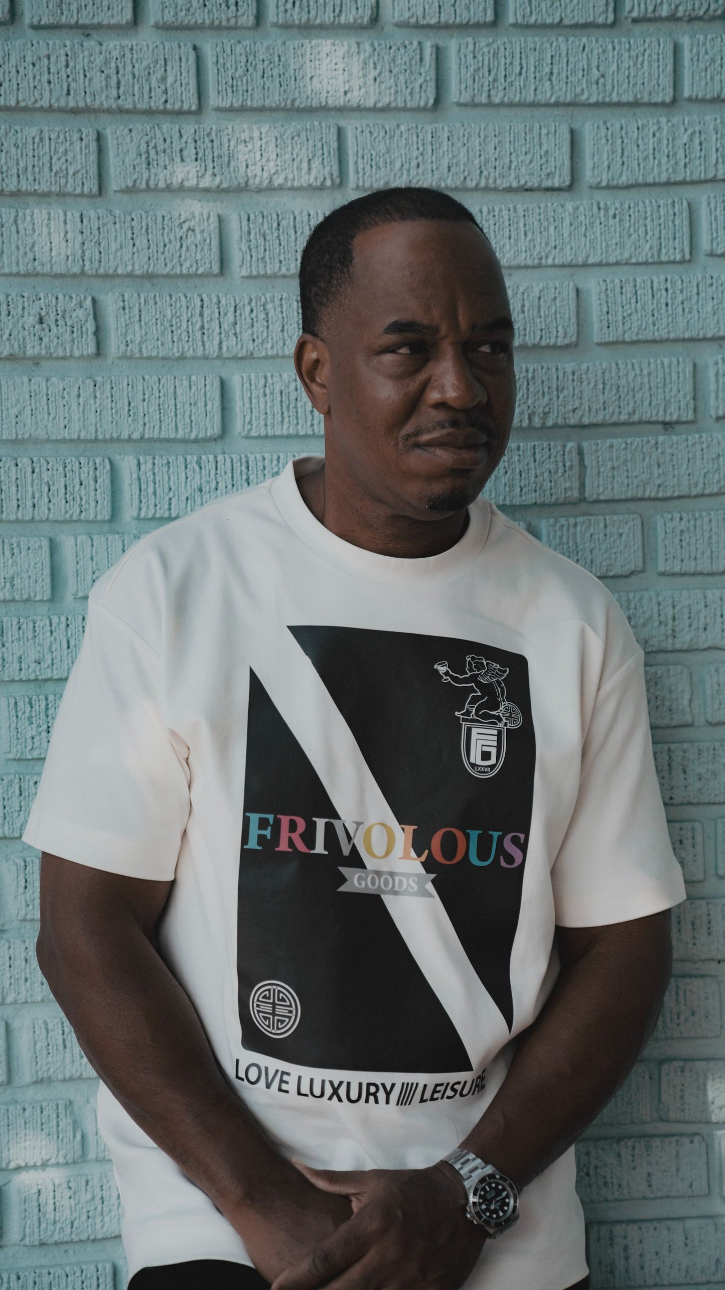 LOVE LUXURY /// LEISURE TEE (CREAM)